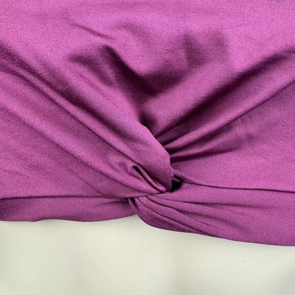 New Carmen Marc Valvo Weave Halter Twist Front Bikini Swim Top – Size S - Picture 2 of 6